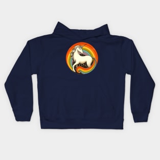 Retro Unicorn Kids Hoodie